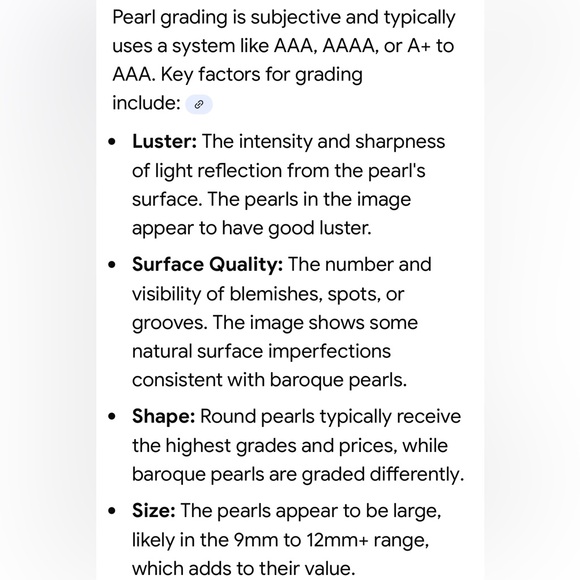 14k Gold Vintage Baroque Peacock Black Tahitian Pearl Bracelet Estate Jewelry - Picture 7 of 9